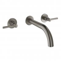 Смеситель для раковины Grohe Atrio S-Size настенный (внешняя часть) 20 169 AL3 тёмный графит матовый