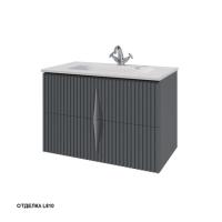Тумба под раковину Caprigo Novara 85 818х452 мм (эмаль) 34912 L810 графит
