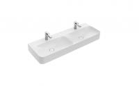 Раковина Villeroy & Boch Finion (под 2 смесителя) 1300х470 мм CeramicPlus 4139DGR1 альпийский белый