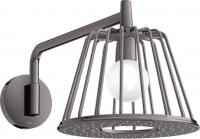 Верхний душ Axor LampShower/Nendo 275 1jet с держателем 26031330 полированный чёрный хром