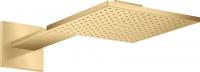 Верхний душ Axor ShowerSolutions 250 2jet с держателем 35310250 шлифованное золото
