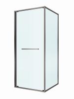 Душевой угол Cezares Lux 900x1000x1950 мм LUX-AH-FS-1-90/100-C-GM оружейная сталь/прозрачный