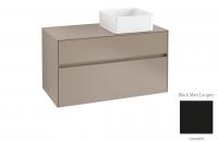 Тумба под раковину Villeroy & Boch Collaro 1000х500 мм C04000PD чёрный матовый