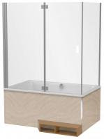 Ограждение для ванны Jacob Delafon Capsule 140x90 см E6D129-GA блестящий/прозрачный