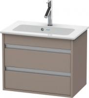 Тумба под раковину Duravit Ketho 600х385 мм KT645204343 базальт матовый