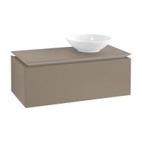 Тумба под раковину Villeroy & Boch Legato 1000х500 мм B60700VG трюфель серый