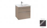 Тумба под раковину Villeroy & Boch Venticello 603х502 мм A92401FP серый глянцевый