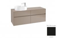Тумба под раковину Villeroy & Boch Collaro 1400х500 мм C06200PD чёрный матовый