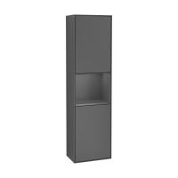 Пенал Villeroy & Boch Finion 418х270х1516 мм петли справа F470GKGK матовый антрацит/матовый антрацит