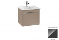 Тумба под раковину Villeroy & Boch Venticello 466х426 мм A93101RA серое стекло