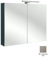 Зеркальный шкаф Jacob Delafon 800х650х143 мм EB796RU-NR2 коричневая кожа