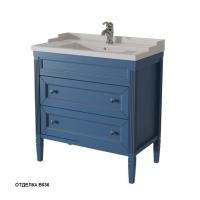 Тумба под раковину Caprigo Albion 80 790х450 мм (2 ящика) 10315 В036 голубой