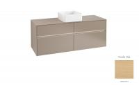 Тумба под раковину Villeroy & Boch Collaro 1400х500 мм с подсветкой C045L0VJ северный дуб