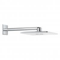 Верхний душ Grohe Rainshower SmartActive 310 Cube (кронштейн 430 мм, 2 режима струи) 26 479 LS0 белая луна