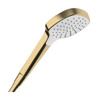 Ручной душ Hansgrohe Croma Select E 1jet 26814990 белый/полированное золото