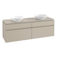Тумба под раковину Villeroy & Boch Legato 1600х500 мм B60000VK мягкий серый
