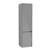 Пенал Villeroy & Boch Collaro 454х349х1538 мм петли слева C03400FP серый глянцевый
