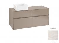 Тумба под раковину Villeroy & Boch Collaro 1200х500 мм C04200E8 белое дерево