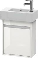 Тумба под раковину Duravit Ketho 450х225 мм правая KT6629R2222 белый глянец