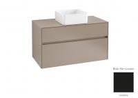 Тумба под раковину Villeroy & Boch Collaro 1000х500 мм C03800PD чёрный матовый