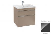 Тумба под раковину Villeroy & Boch Venticello 553х502 мм A92301RA серое стекло