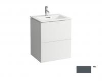 Раковина с тумбой Laufen Kartell 600х500 мм 8603336421041 серый