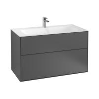 Тумба под раковину Villeroy & Boch Finion 996x498 мм F02000GK матовый антрацит