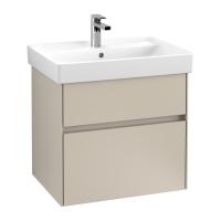 Тумба под раковину Villeroy & Boch Collaro 604х444 мм C00900VK мягкий серый