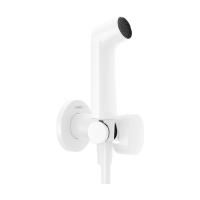 Комплект гигиенического душа Hansgrohe 1jet S встраиваемый 29232700 матовый белый