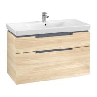 Тумба под раковину Villeroy & Boch Subway 2.0 987х449 мм A91510PN вяз импрессо