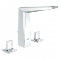 Смеситель для раковины Grohe Allure Brilliant M-Size 3 отверстия, высокий излив, донный клапан 20 344 000