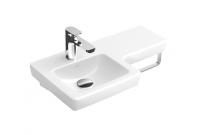 Раковина Villeroy & Boch Subway 2.0 левая 630х355 мм 41156L01 альпийский белый