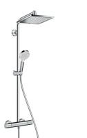 Душевая система с термостатом для душа Hansgrohe Crometta E Showerpipe 240 1jet 27271000 хром