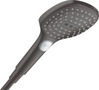 Ручной душ Hansgrohe Raindance Select E 120 3jet 26520340 шлифованный чёрный хром