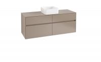 Тумба под раковину Villeroy & Boch Collaro 1400х500 мм C04500VG трюфель серый