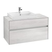 Тумба под раковину Villeroy & Boch Collaro 1000х500 мм C01700E8 белое дерево