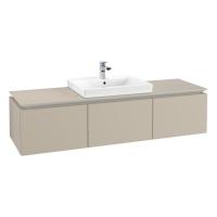 Тумба под раковину Villeroy & Boch Legato 1600х500 мм B68600VK мягкий серый