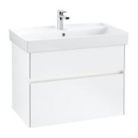 Тумба под раковину Villeroy & Boch Collaro 754х444 мм с подсветкой C010L0MS белый матовый