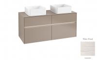Тумба под раковину Villeroy & Boch Collaro 1200х500 мм с подсветкой C044L0E8 белое дерево