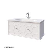 Тумба под раковину Caprigo Caprice 90 902х448 мм (1 ящик) 25013 B231 белый