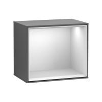 Настенный модуль Villeroy & Boch Finion 418х270х356 мм с зарядной станцией F590GFGK матовый антрацит/белый глянцевый