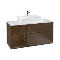 Тумба под раковину Villeroy & Boch Finion 1200х501 мм F161GNGN орех/орех