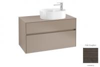 Тумба под раковину Villeroy & Boch Collaro 1000х500 мм C05600FQ дуб графитовый