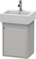 Тумба под раковину Duravit Ketho 400х320 мм левая KT6630L0707 бетонно-серый матовый
