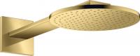 Верхний душ Axor ShowerSolutions 250 2jet с держателем 35296990 полированное золото