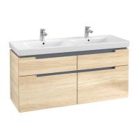 Тумба под раковину Villeroy & Boch Subway 2.0 1287х449 мм A91710PN вяз импрессо