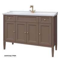 Тумба под раковину Caprigo Albion Concept 120 1180х450 мм (4 двери, 2 ящика) 34016 TP809 шоколад