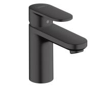 Смеситель для раковины Hansgrohe Vernis Blend 100 ComfortZone донный клапан 71551670 чёрный матовый