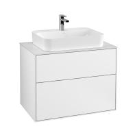 Тумба под раковину Villeroy & Boch Finion 800х501 мм F34100MT белый матовый