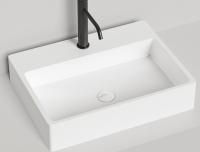 Раковина накладная Salini Ottavia 595x445 мм S-Sense 1103101G белый глянец